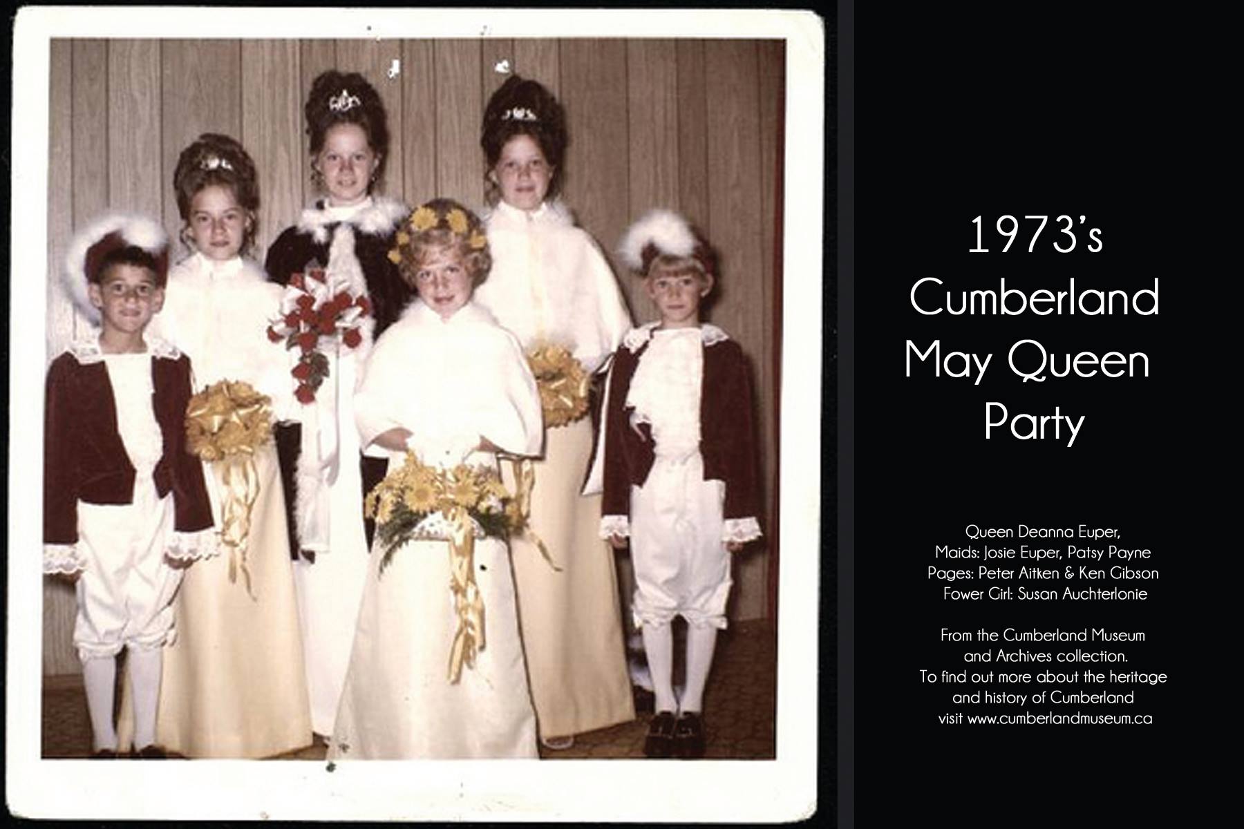Check out this great of the 1973 May Queen party!
