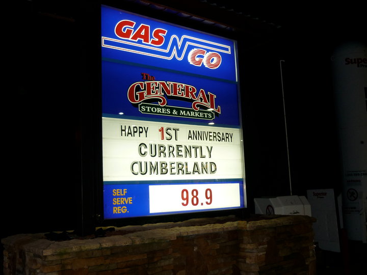 Our first Anniversary | Currently Cumberland